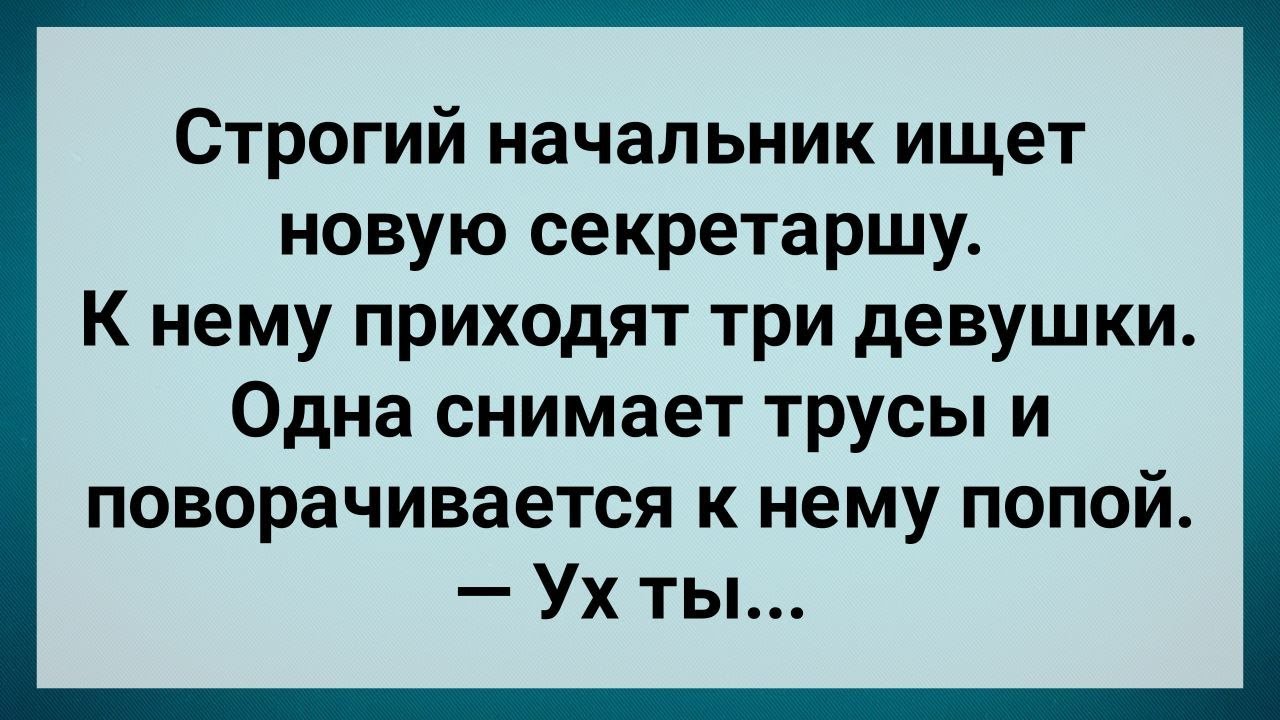 Опытный начальник справляется с тремя секретаршами сразу